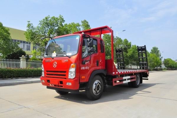 這款國六挖機平板運輸車很火，關注沒？